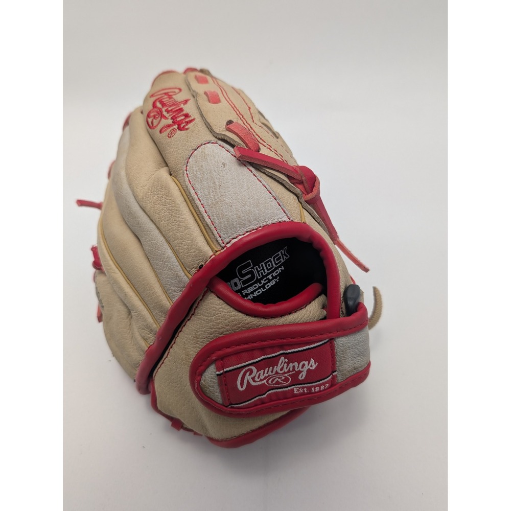 Rawlings Bryce Harper 10 Inch Youth Baseball Glove Tan Red MPL100BHC RH Throw - Picture 2 of 11
